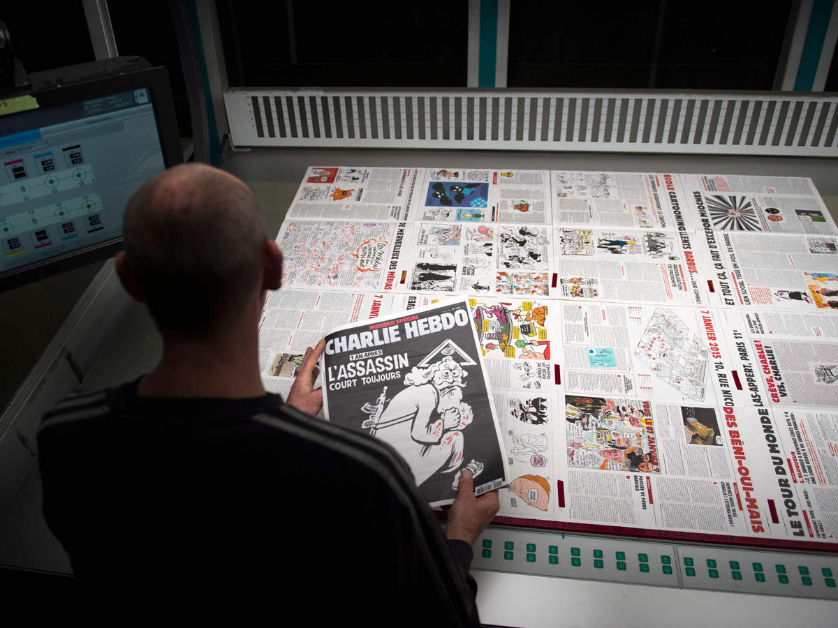 Koran Satir Prancis Charlie Hebdo Cetak Ulang Karikatur Nabi Muhammad